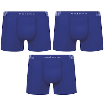 Cueca Boxer Selene sem Costura - Adulto - 3 Unidades