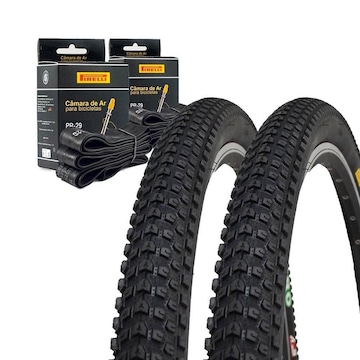 Kit Par de Pneus Pirelli Scorpion Pro 29x2.20 + Câmaras Pirelli