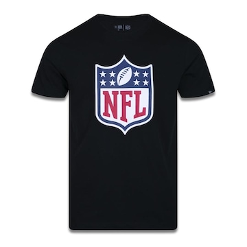 Camiseta New Era Plus Size Regular Manga Curta NFL Essentials Logo - Masculino