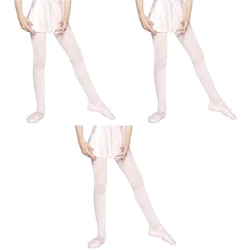 Kit Meia-Calça Selene Ballet/Jazz - 3 Unidades - Infantil