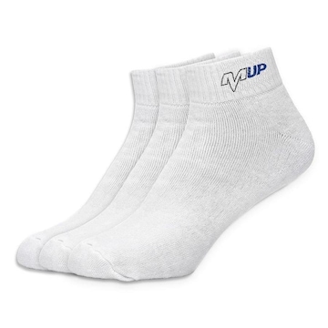 Meia MUP Cano Curto - 3 Pares - Masculina