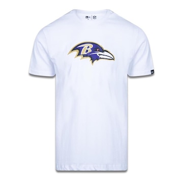 Camiseta New Era Plus Size Regular Manga Curta Baltimore Ravens - Masculino