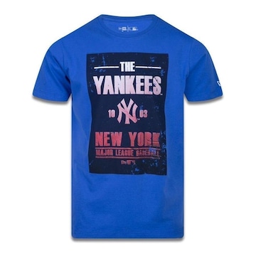 Camiseta New Era Masculina New York Yankees MLB Street Life Lamb