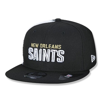 Boné Aba Reta New Era New Orleans Saints 950 Draft Font - Snapback - Adulto