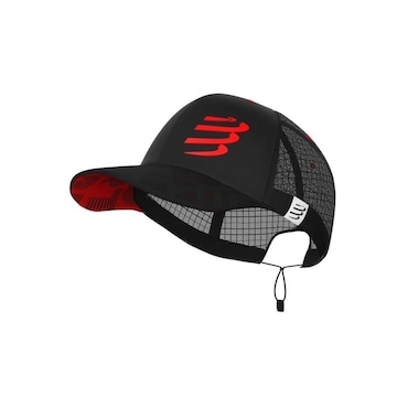 Boné para Corrida Compressport Racing Cap Trucker - Strapback - Adulto