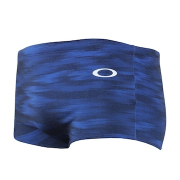 Sunga Oakley Basic Swim Print Navy Blue - Masculina