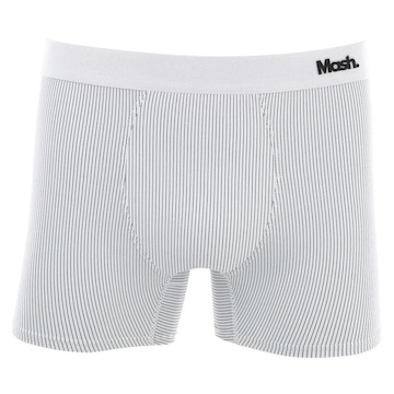 Cueca Boxer Mash Risca de Giz Microfibra Elástico - Masculina