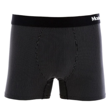 Cueca Boxer Mash Risca de Giz Microfibra Elástico - Masculina