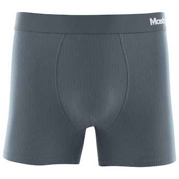 Cueca Boxer Mash Risca de Giz Microfibra Elástico - Masculina