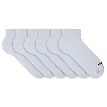 Kit de Meias Cano Curto Mash Esportiva com 6 pares - Adulto