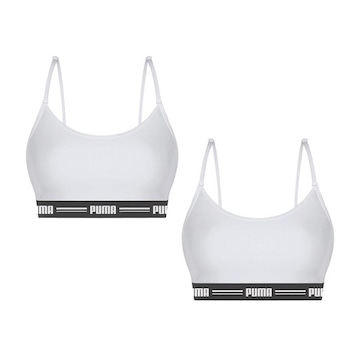 Kit Tops Fitness Puma Modal Stretch - 2 unidades - Feminino