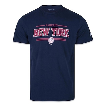 Camiseta New Era Masculina New York Yankees MLB College City