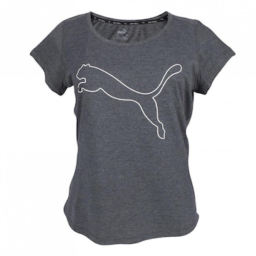 Camiseta Puma Heather Cat Tee - Feminina