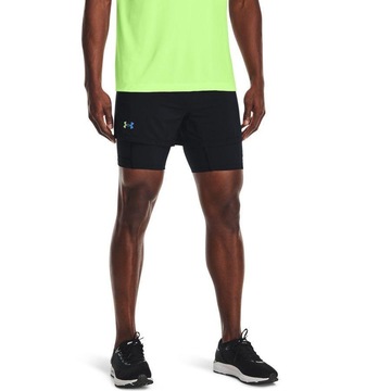 Men's running shorts UNDER ARMOUR-UA SpeedPocket 7Short II-BLK