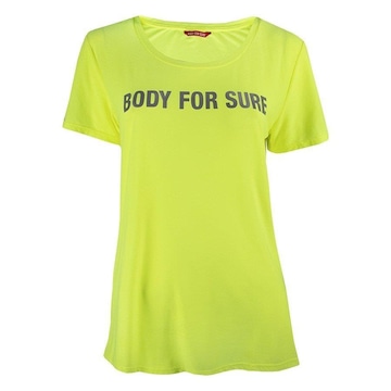 Camiseta Body For Sure Energy - Feminina