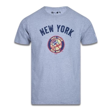 Camiseta New Era Masculina New York Yankees MLB Cooperstown Crayon