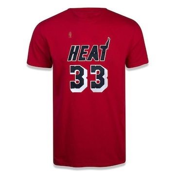 Camiseta Miami Heat Mitchell & Ness Alonzo Mourning 33 - Masculina