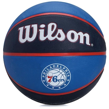 Bola de Basquete Wilson NBA Team Tribute Philadelphia 76ers Tam7