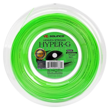 Corda Solinco Hyper G Soft 16L 1.25mm - Rolo com 200 Metros