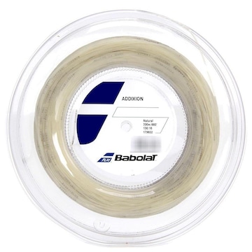 Corda Babolat Addixion 16L 1.30mm Champanhe - Rolo com 200 metros