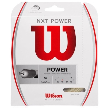 Corda para Raquete Wilson Synthetic Gut Power 16L 1,30mm