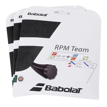 Corda Babolat RPM Team 17L 1.25mm - Pack com 3 Sets