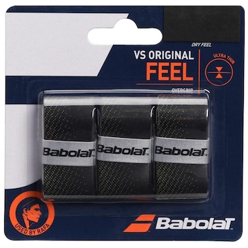 Overgrip Babolat  VS Original X3 Preto e Amarelo