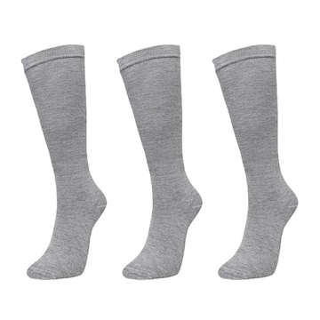 Kit de Meia Selene 3/4 Básica com 3 Pares - Feminino