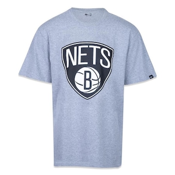 Camiseta New Era Nba Brooklyn Nets Plus Size - Masculina