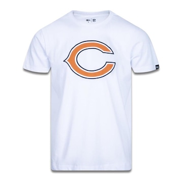 Camiseta New Era Plus Size Regular Manga Curta Chicago Bears - Masculino