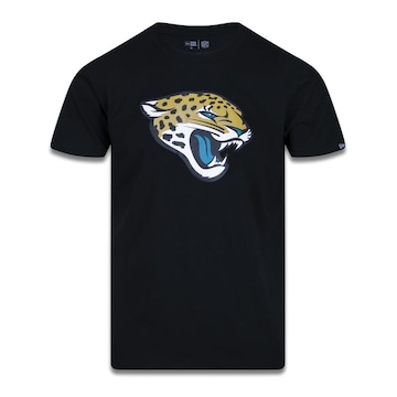 Camiseta New Era Plus Size Regular Manga Curta Jacksonville Jaguars - Masculino