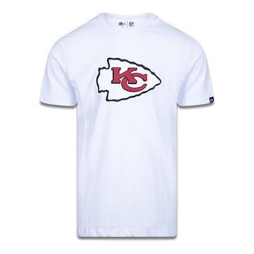 Camiseta New Era Plus Size Regular Manga Curta Kansas City Chiefs - Masculino