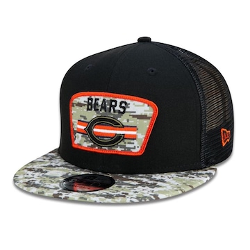 Boné Aba Reta New Era 9Fifty Trucker Chicago Bears Salute to Service NFL - Snapback - Adulto