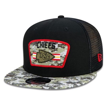 Boné Aba Reta New Era 9Fifty Trucker Kansas City Chiefs Salute to Service NFL - Snapback - Adulto