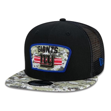 Boné Aba Reta New Era 9Fifty Trucker New York Giants Salute to Service NFL - Snapback - Adulto