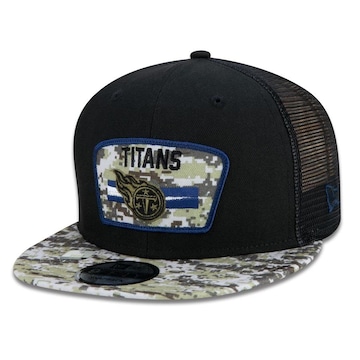 Boné Aba Reta New Era 9Fifty Trucker Tennessee Titans Salute to Service NFL - Snapback - Adulto