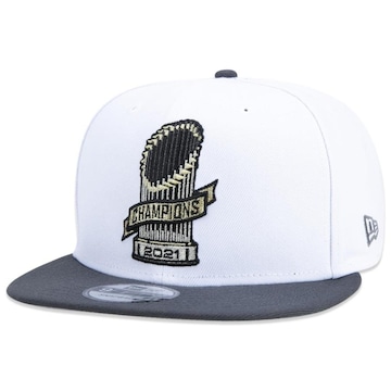 Boné Aba Reta New Era 9Fifty Atlanta Braves Campeão Wolrd Series 2021 Parade - Snapback - Adulto