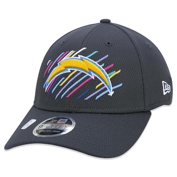 Boné Aba Curva New Era Los Angeles Chargers 940 Crucial Outubro Rosa - Snapback - Adulto