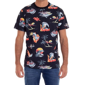 Camiseta Quiksilver Sun Damage - Masculina