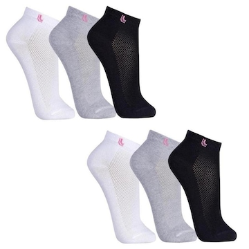 Kit de Meias Cano Curto Lupo - Feminino - 6 Pares