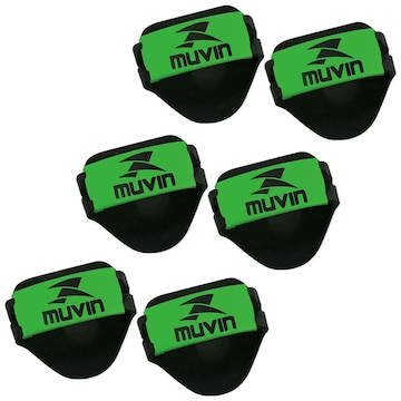 Kit de Luvas de Musculação Muvin em EVA Basics com 3 Pares - Adulto