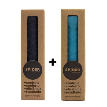 Kit 2x Undergrip Spider Grip de Borracha Beach Tennis Padel