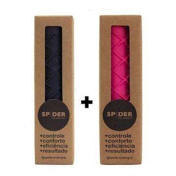 Kit 2x Undergrip Spider Grip de Borracha Beach Tennis Padel