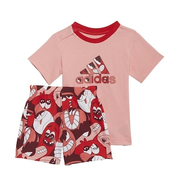 Conjunto adidas: Camiseta + Short I Summer Set - Infantil