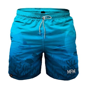 Short Maromba Fight Wear Oceano Tactel com Bolsos - Masculino