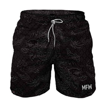 Short Maromba Fight Wear Dark Dragon Tactel com Bolsos - Masculino