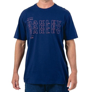 Camiseta Oakley Letreiro Azul bebe