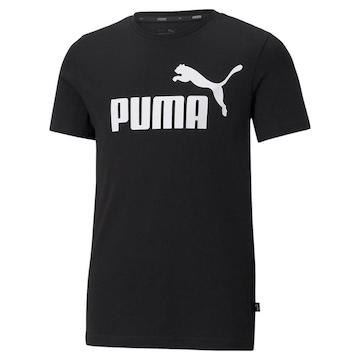 Camiseta Puma Essentials Logo - Infantil