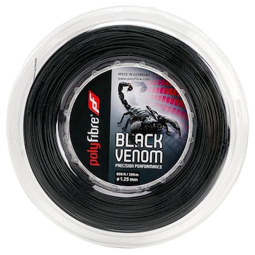 Corda Polyfibre Black Venom Rolo com 200 Metros - 17L 1.25mm