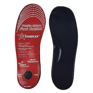 Palmilha Starflex Foot Confort Gel - 36 ao 44 - Adulto